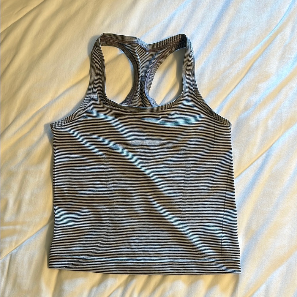 Lululemon Swiftly Racerback Striped Tank Top
